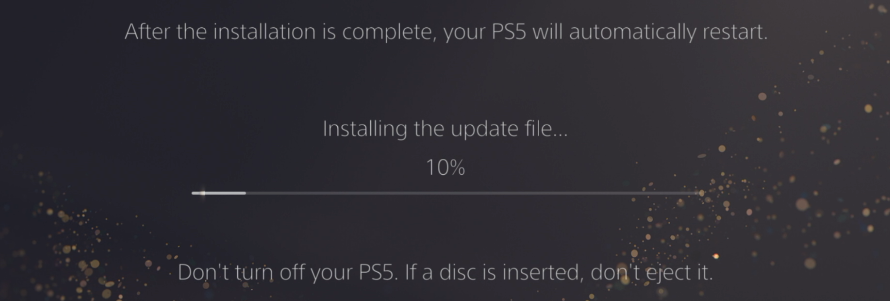 Réinstaller la version système sur la PS5